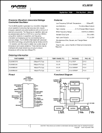ICL8038CCJD Datasheet