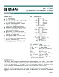 DS1834 Datasheet