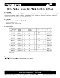 AN7512 Datasheet
