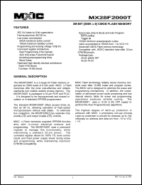 MX28F2000TQC-12C4 Datasheet
