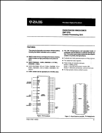 Z84C0010FEC1508 Datasheet