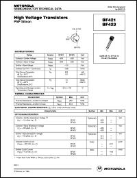 BF423 Datasheet