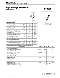 BF493SZL1 Datasheet