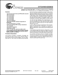 CY7C42820PC Datasheet
