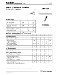 2N5457 Datasheet