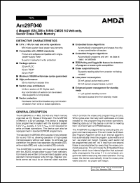 AM29F040-120EE Datasheet