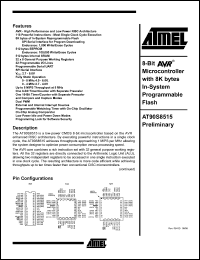 AT90S8515-4AI Datasheet