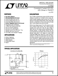 LT1932ES6 Datasheet