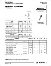 MPS2369RLRP Datasheet