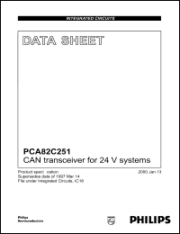 PCA82C251T/N3 Datasheet