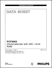 PCF8583T/F5 Datasheet