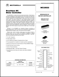 MC33033DWR2 Datasheet