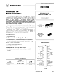 MC33035DWR2 Datasheet