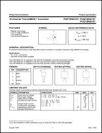 PHD18NQ10T Datasheet