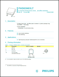 PHD83N03LT Datasheet