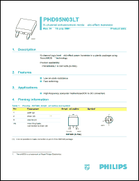 PHD95N03LT Datasheet