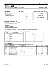 PSMN030-150P Datasheet