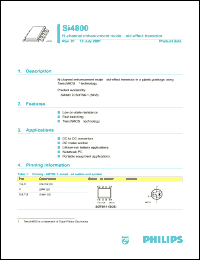SI4800 Datasheet