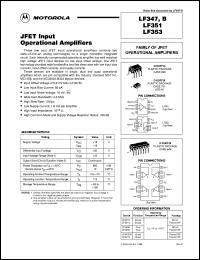 LF353D Datasheet