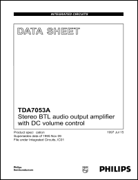 TDA7053A/N2 Datasheet