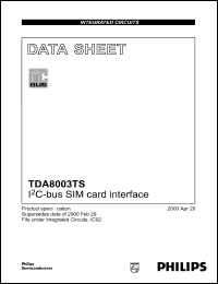 TDA8003TS/C1 Datasheet