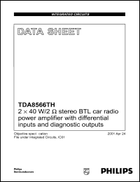 TDA8566Q/N1 Datasheet