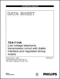 TEA1114AT/C1 Datasheet