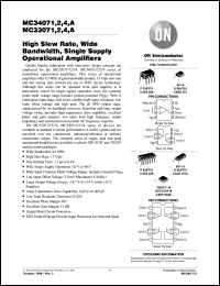 MC34072P,AP Datasheet