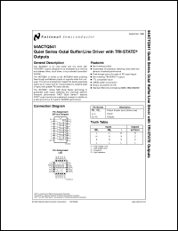 54ACTQ541J-QMLV Datasheet