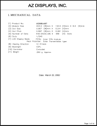 AGM6448T-FC-FTS-T Datasheet