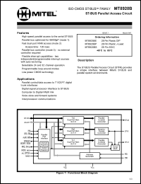 MT8920BE Datasheet