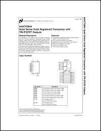 54ACTQ544FMQB Datasheet