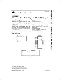 54ACTQ574DMQB Datasheet