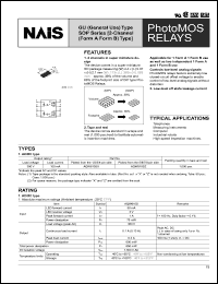 AQW610SX Datasheet