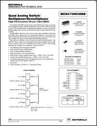 MC74HC4066DTR2 Datasheet