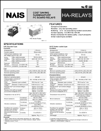 HA1E-DC24V Datasheet