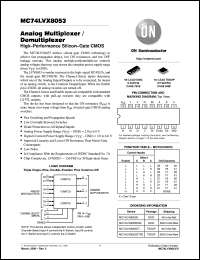 MC74LVX8053DTR2 Datasheet