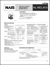 HL2HTM-DC12V Datasheet