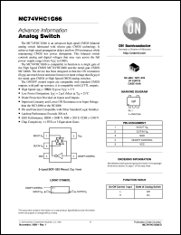 MC74VHC1G66DFT1 Datasheet