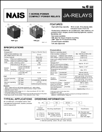 JA1c-TM-AC12V-P Datasheet