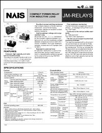 JM1aN-P-DC24V Datasheet