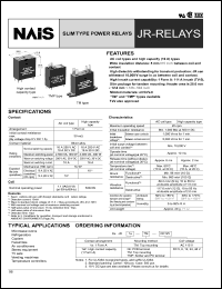 JR1aF-DC6V Datasheet