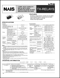 TX2SA-L-5V Datasheet