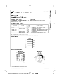 JM38510/34001SC Datasheet