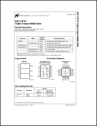54F109DC Datasheet