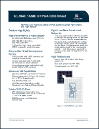 QL3040-4PB456C Datasheet