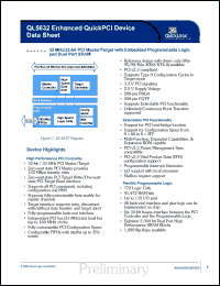 QL5632-BPT280M Datasheet