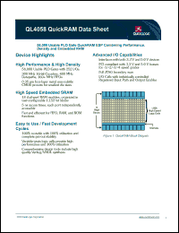 QL4058-2PB456M Datasheet