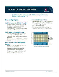 QL4090-3PB456C Datasheet