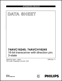 74AVC16244DGG Datasheet